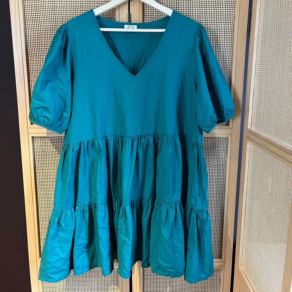 Ana Women’s XL Teal Dress - Picture 1 of 5